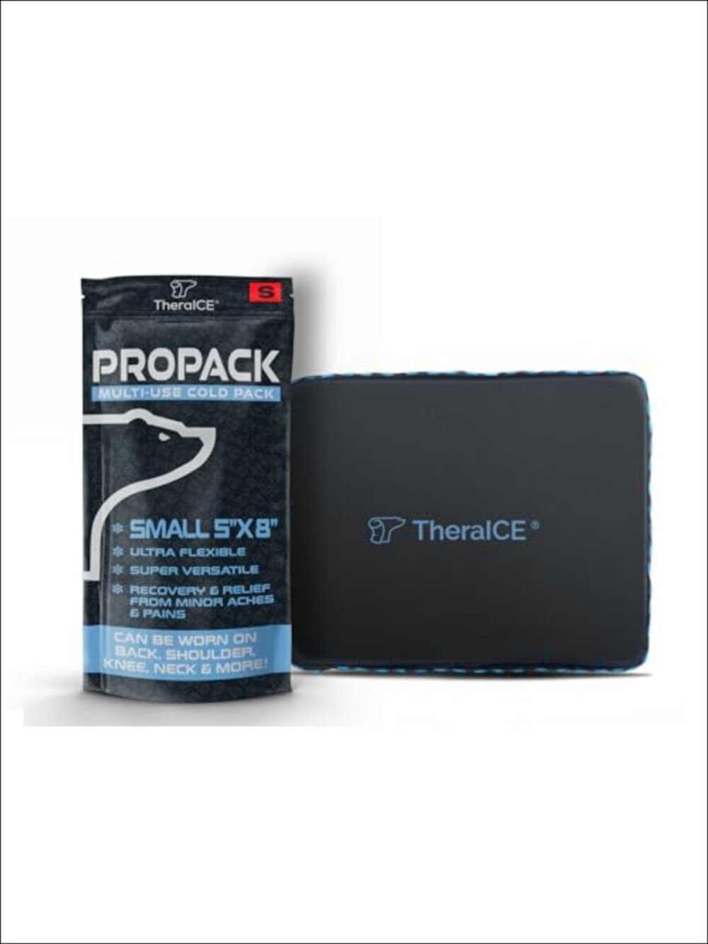 TheraICE PROpack Reusable Cold Gel Ice Pack 5x8 for Injuries & Pain Relief